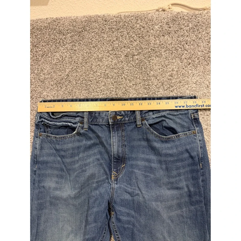 Banana Republic‎ Jeans Mens 36x32 Blue Slim Fit 100% Cotton Medium Wash Denim